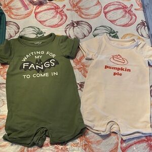 Olive and Cream Bodysuit Duo